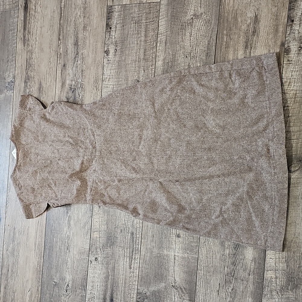Free People Fall Winter Gray Wool Dress Size 5 V Neck - Picture 10 of 11